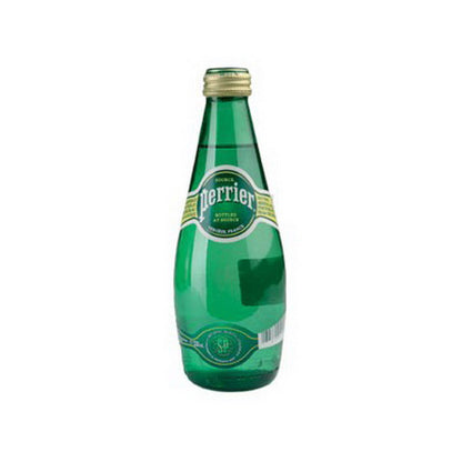 Mineral water PERRIER, 0.33 l, glass bottle D