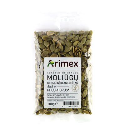 Pumpkin seeds ARIMEX, shelled, 100g
