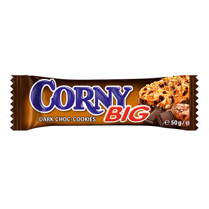 Javainių batonėlis CORNY BIG, su šokoladu, 50 g