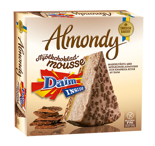 Šaldytas migdolinis putėsių pyragas ALMONDY&DAIM, 400 g