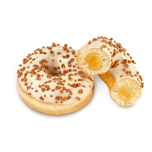 Donut DOTS, with caramel filling and sprinkles, American, frozen, 73 g