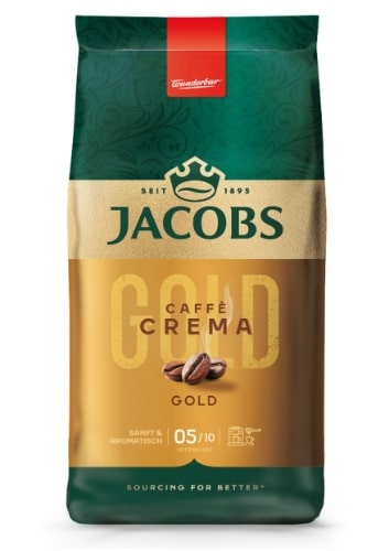 Kavos pupelės JACOBS Crema, 1 kg