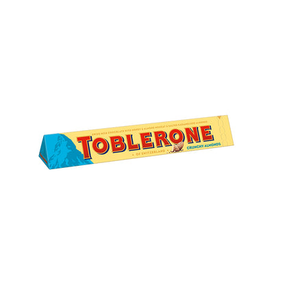 Milk chocolate TOBLERONE with almonds, 100g