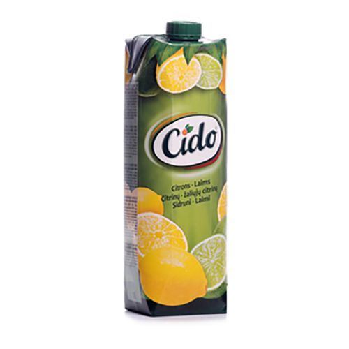 Juice drink CIDO, lemon and lime flavor, 1 l