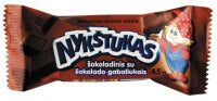 Glaistytas varškės sūrelis NYKŠTUKAS su šokolado gabaliukais, 45 g