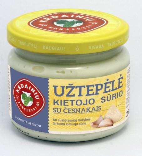 Užtepėlė KIETOJO SŪRIO, su česnakais, 280g