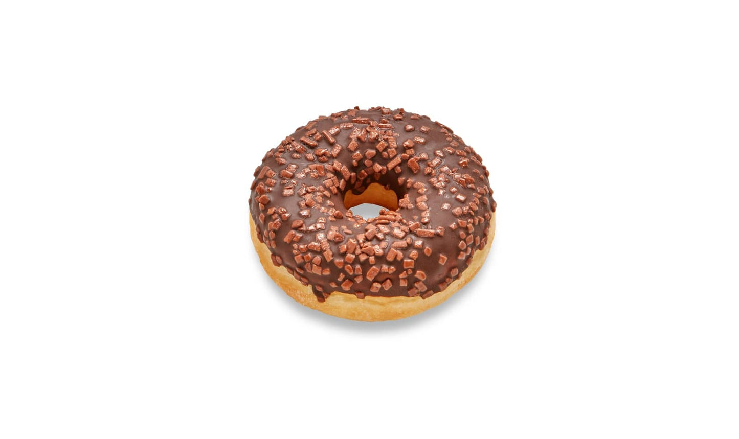 Donut DOTS, with chocolate glaze and sprinkles, American, 48 g