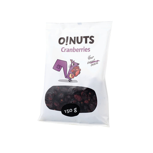 Dried cranberries O!NUTS, 150 g