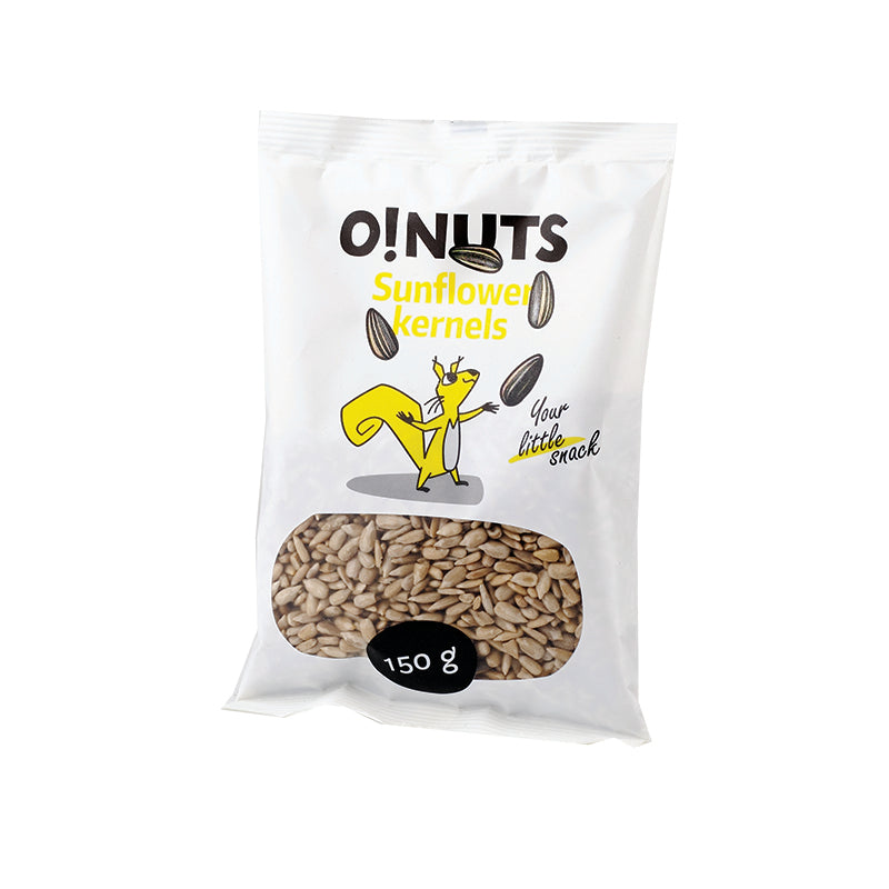 Shelled sunflower seeds O!NUTS, 150 g