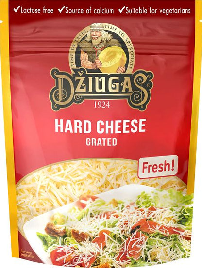 Sūris DŽIUGAS, tarkuotas, 40%, 100 g