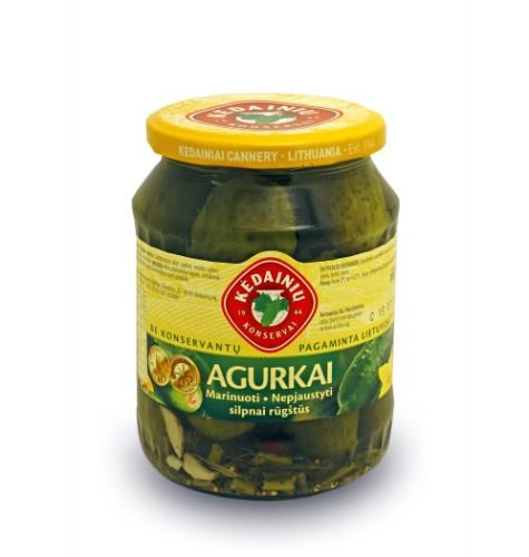 Marinuoti agurkai, 660 g / 330 g