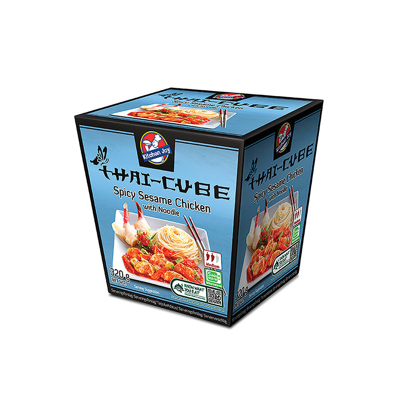 Pasta with chicken and sesame, spicy, frozen, boxed, 320 g