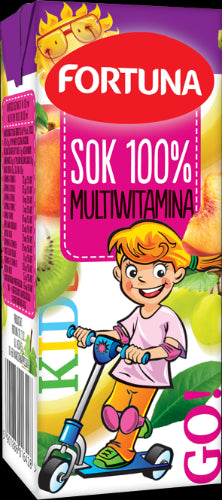 Multivitamin juice FORTUNA, Girl, 100%, 0.2 l