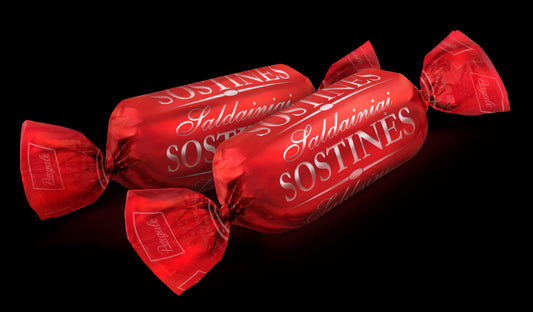 Šokoladiniai saldainiai PERGALĖ Sostinės su kremo ir likerio įdaru, 1 kg