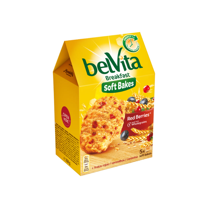 BELVITA biscuits with cranberries and raisins, 250g