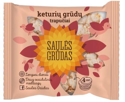 Crispbreads SAULĖS GRŪDAS, four grains, 31 g
