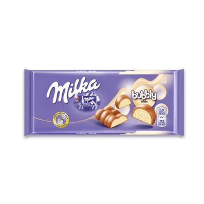 Chocolate MILKA Bubbly White, 95 g,