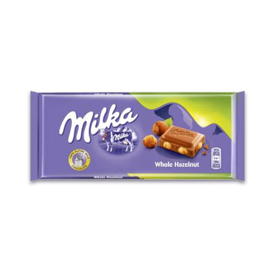 Šokoladas MILKA Whole Hazelnut, 100g