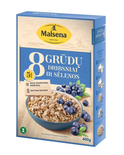 Dribsniai MALSENA, 8 grūdų, 400 g