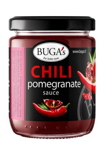 Aitriųjų paprikų ir granatų padažas BUGA's, 170 g