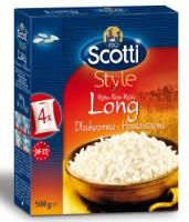 Ryžiai SCOTTI, ilgagrūdžiai, 4x125 g