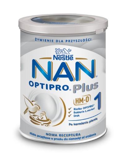 Pradinio maitinimo pieno mišinys NAN OPTIPRO Plus 1 TIN kūdikiams nuo gimimo, 400g