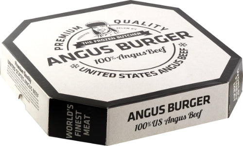 Šaldyti jautienos paplotėliai BLACK ANGUS BURGER, 2 x 125 g