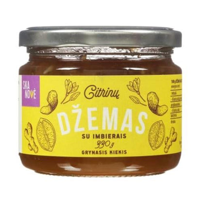Lemon and ginger jam SKANOVĖ, 330 g