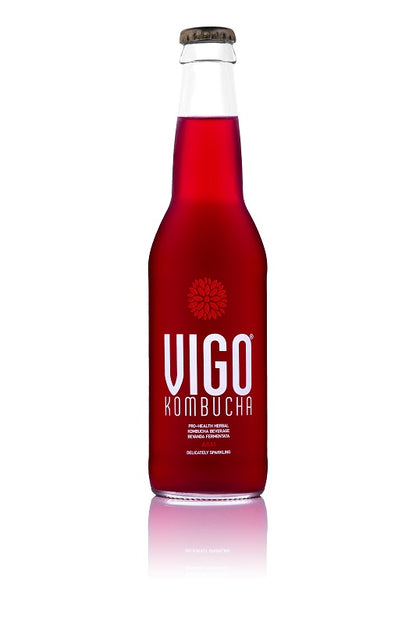 Refreshing tea drink VIGO Kombucha, Acai, carbonated, 0.330 l, D, LT-EKO-001