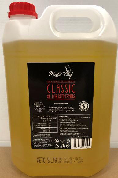 Gruzdinimo aliejus Master Chef Classic, 5 l