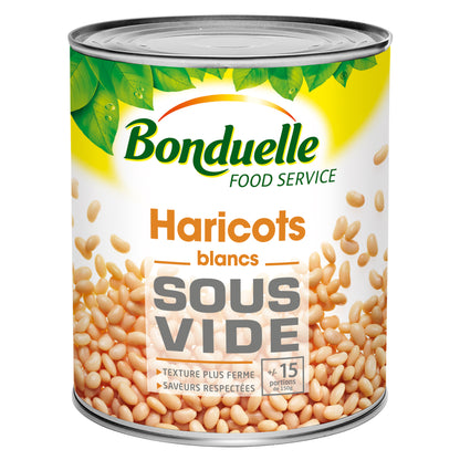 Baltos pupelės BONDUELLE, vakume, 2,75 / 2,35 kg
