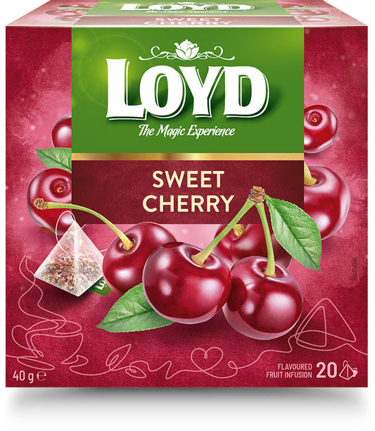 Vaisinė arbata LOYD, vyšnių skonio, 20 x 2g