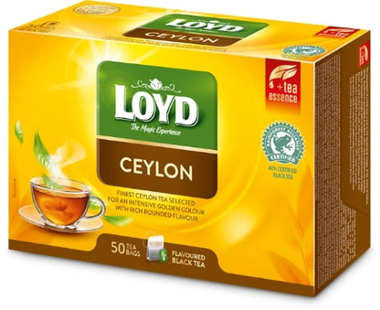 Aromatized black tea LOYD Ceylon, 50 x 2g