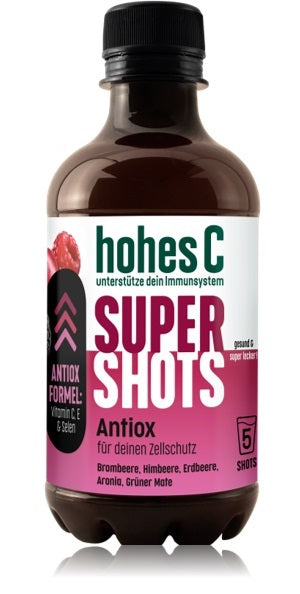 Juice HOHES C SHOT ANTIOX, various fruits, with vitamin E and selenium, 0.33l, pcs, D