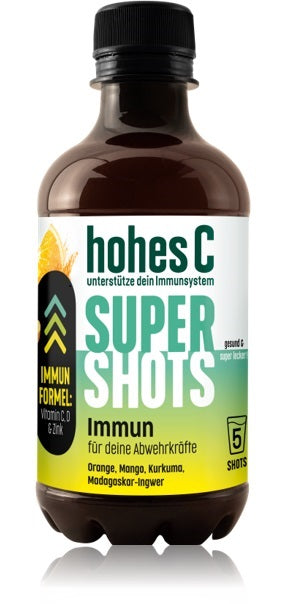 Juice HOHES C SHOT IMMUN, various fruits, with vitamin D and zinc, 0.33l, pcs, D