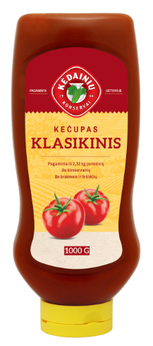 Kečupas KĖDAINIŲ Klasikinis, 1000 g