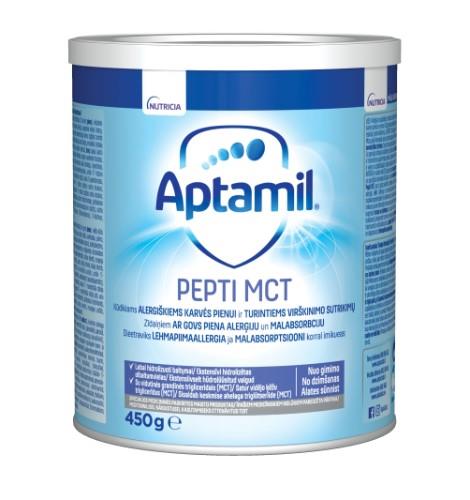 Pieno mišinys APTAMIL Pepti MCT, 450 g