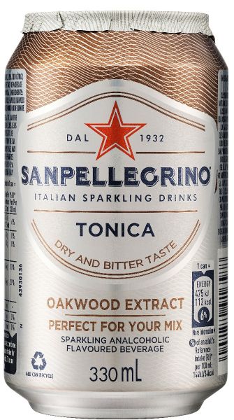 Soft drink SAN PELLEGRINO Tonic Oakwood, 0.33l, can, D