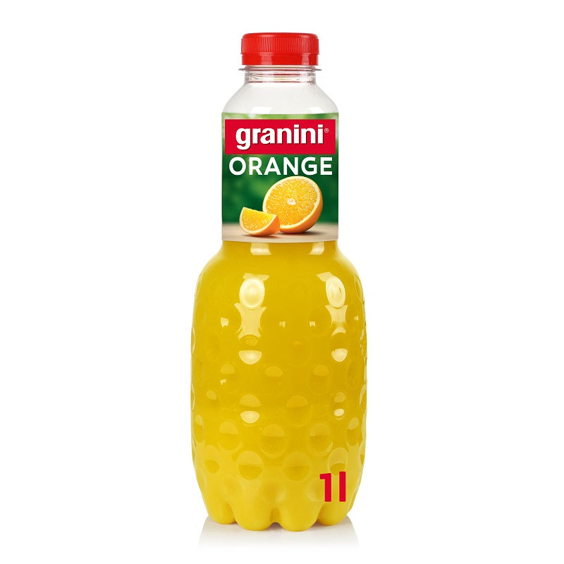 Orange juice GRANINI, with pulp, 100%, 1 l, PET D