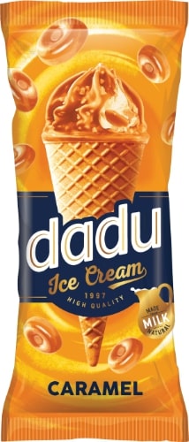 DADU caramel ice cream with frosting and filling, 150ml