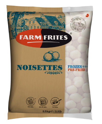 Šaldyti bulvių kukuliai FARM FRITES Noisettes, 2,5 kg