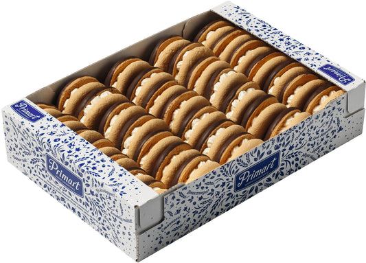PRIMART biscuits, with apricot flavoured filling, glazed, 800 g
