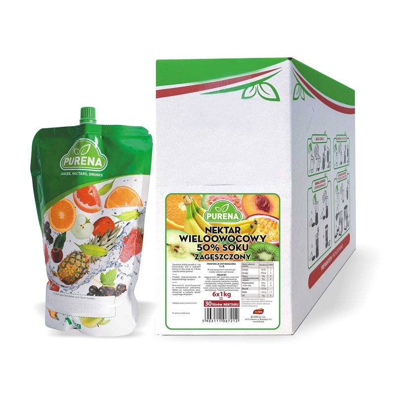 PURENA mixed fruit nectar concentrate, 50%, 4.2:0.8, 1 kg