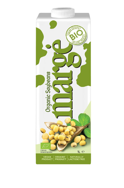 Organic soy drink MARGĖ, 1 l, LT-EKO-001 