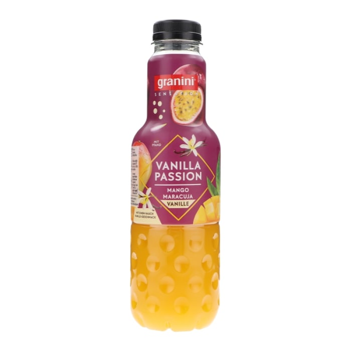 Juice drink GRANINI SENSATION VANILLA PASSION Various fruit flavors 30% - 0.75 l