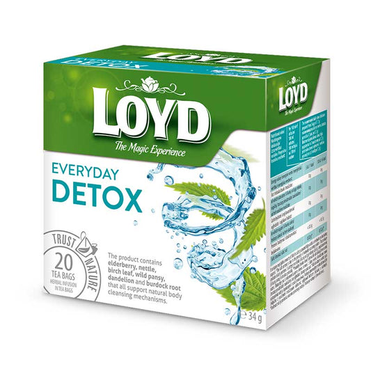Arbata LOYD Everyday DETOX, 20x1,7g