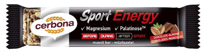 Cereal bar CERBONA Sport Energy, with seeds, fruits and magnesium, 35g