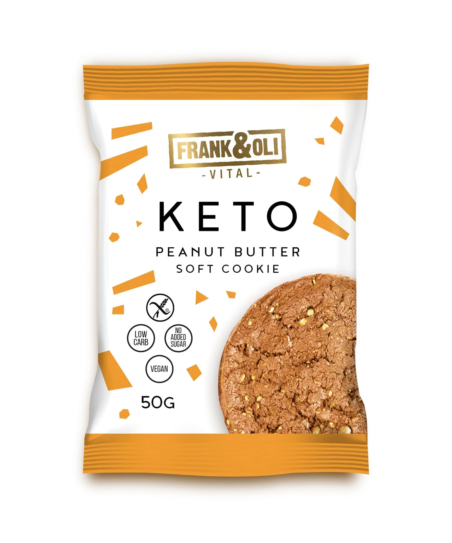 Keto peanut butter cookie FRANK&amp;OLI, 50g