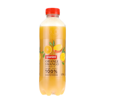 Juice GRANINI, Orange-mango, direct pressing, 100% 0.75l