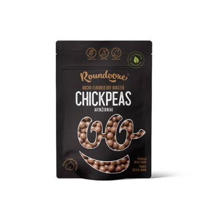 Chickpeas ROUNDOOZE, mocha flavour, in milk chocolate, 150 g
